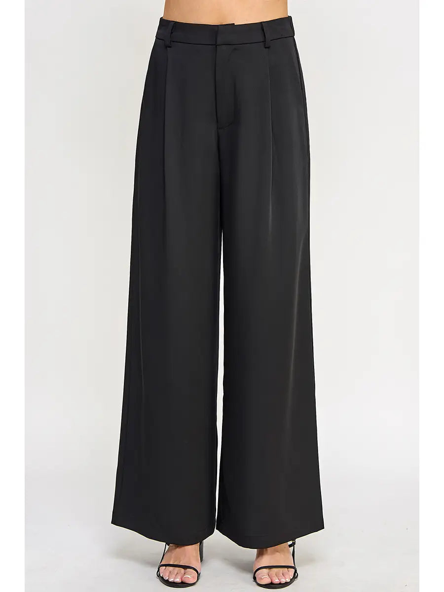 PLEAT TWILL TROUSER