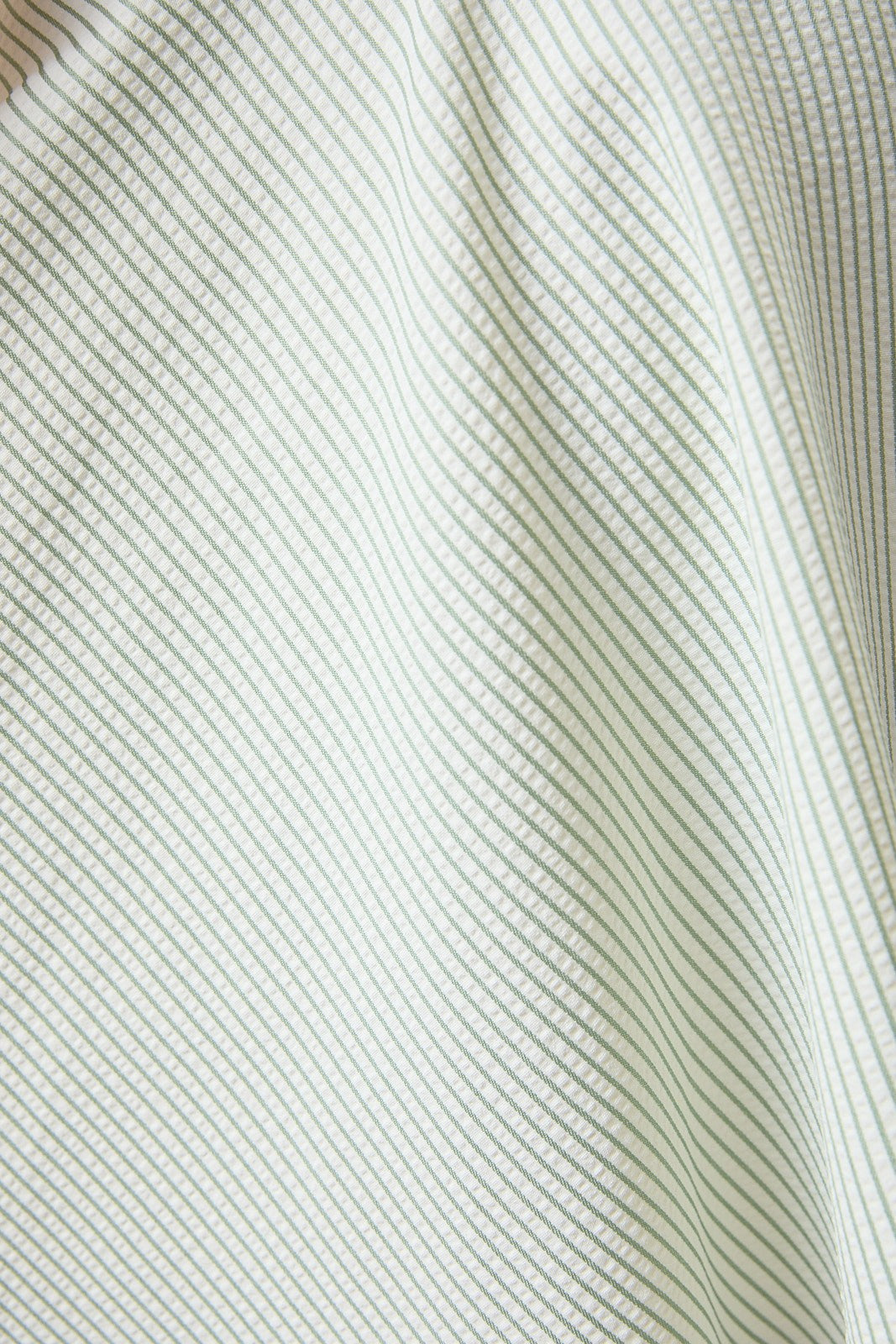 STRIPED MINI DRESS W/ SHIRRING DETAIL
