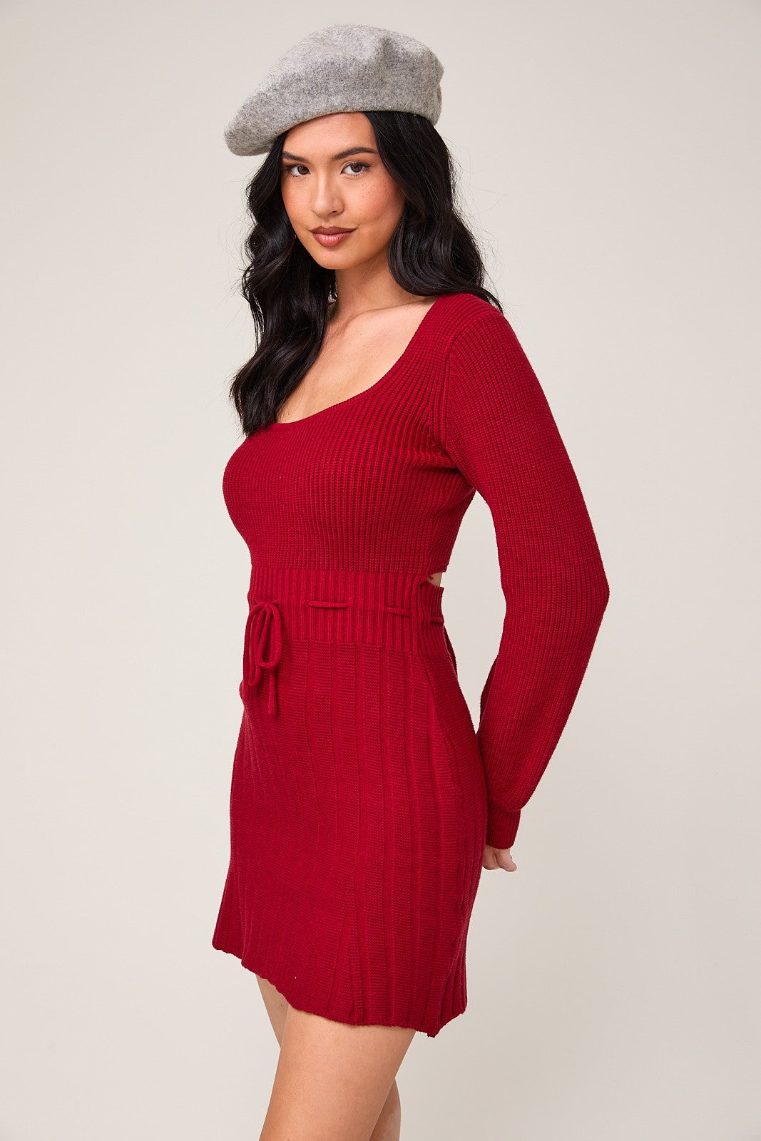 MINI SWEATER DRESS