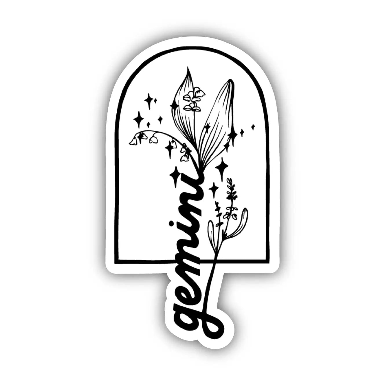 ZODIAC FLOWER STICKER