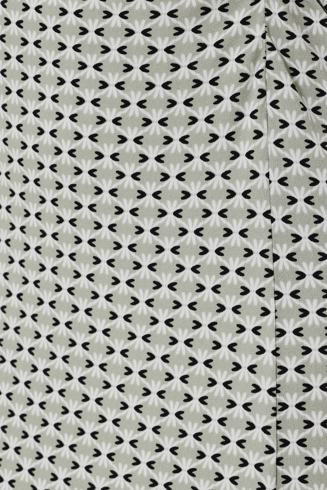 GEOMETRIC PRINT MIDI DRESS