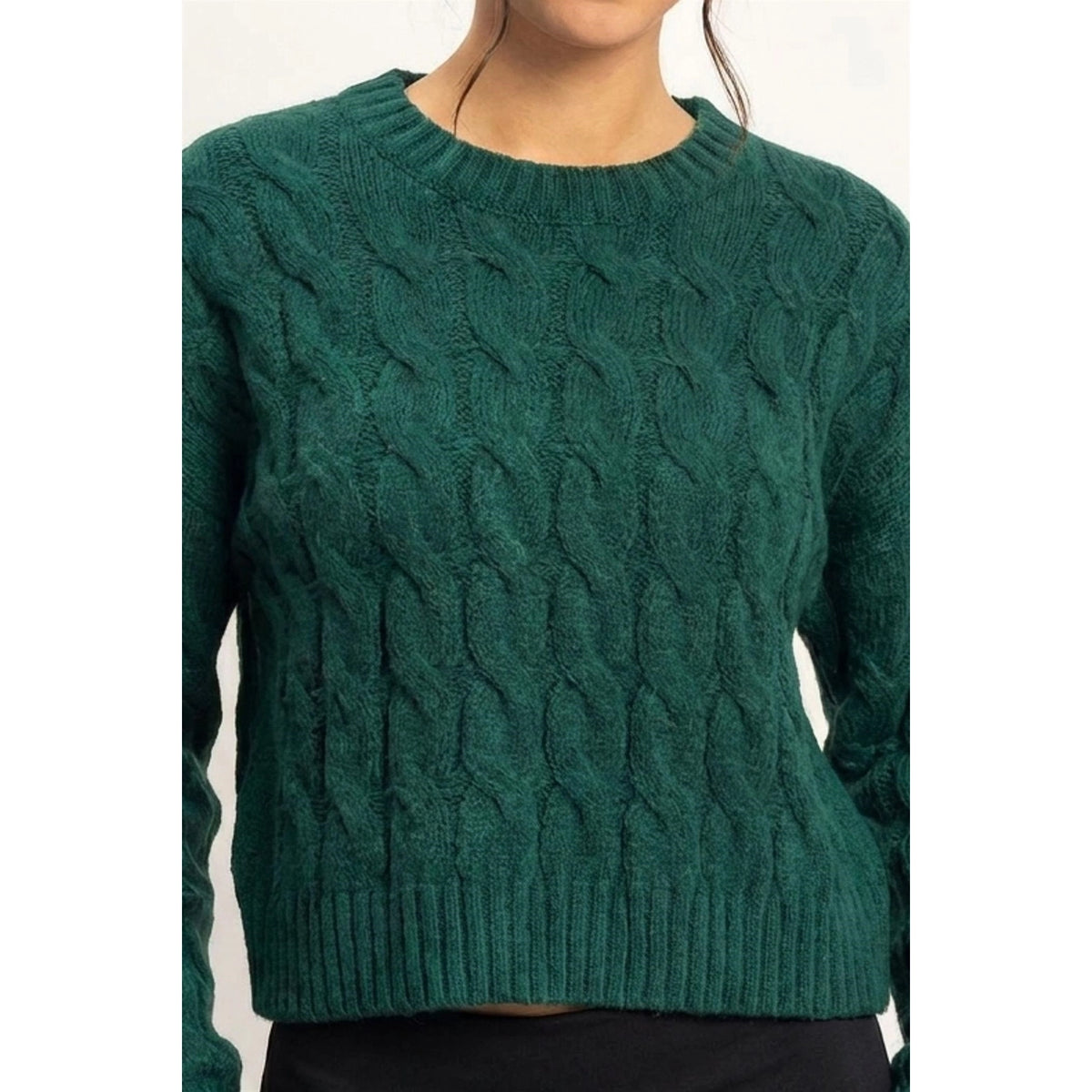 CABLEKNIT SWEATER
