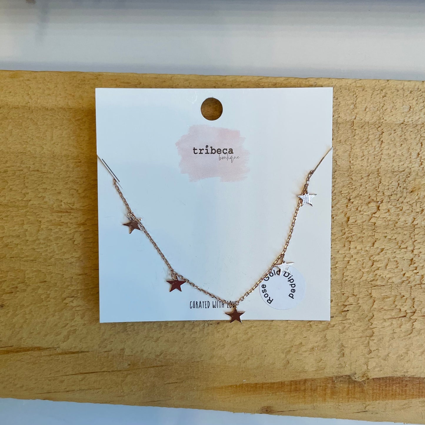ROSE STAR CHAIN NECKLACE