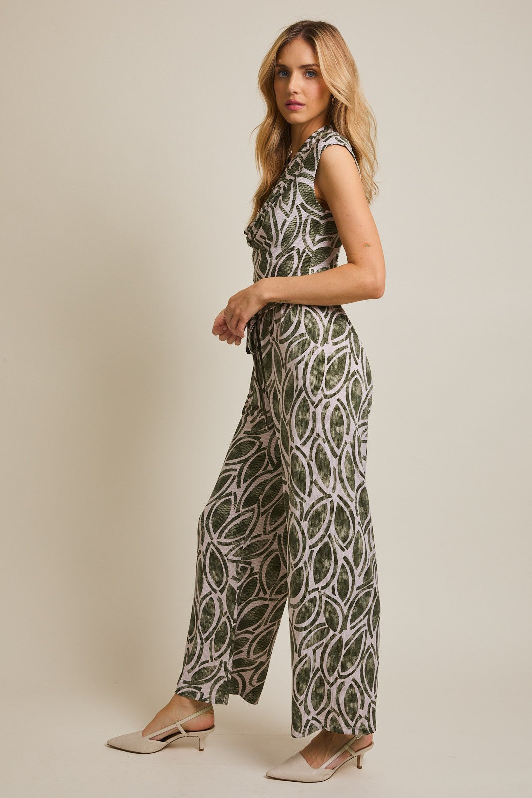 ABSTRACT PRINT JUMPSUIT