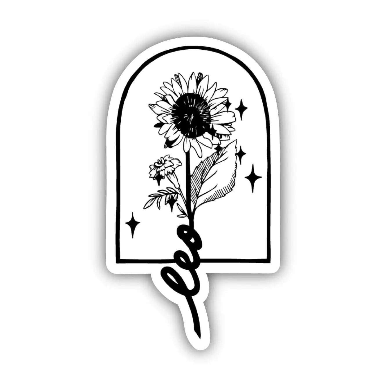 ZODIAC FLOWER STICKER
