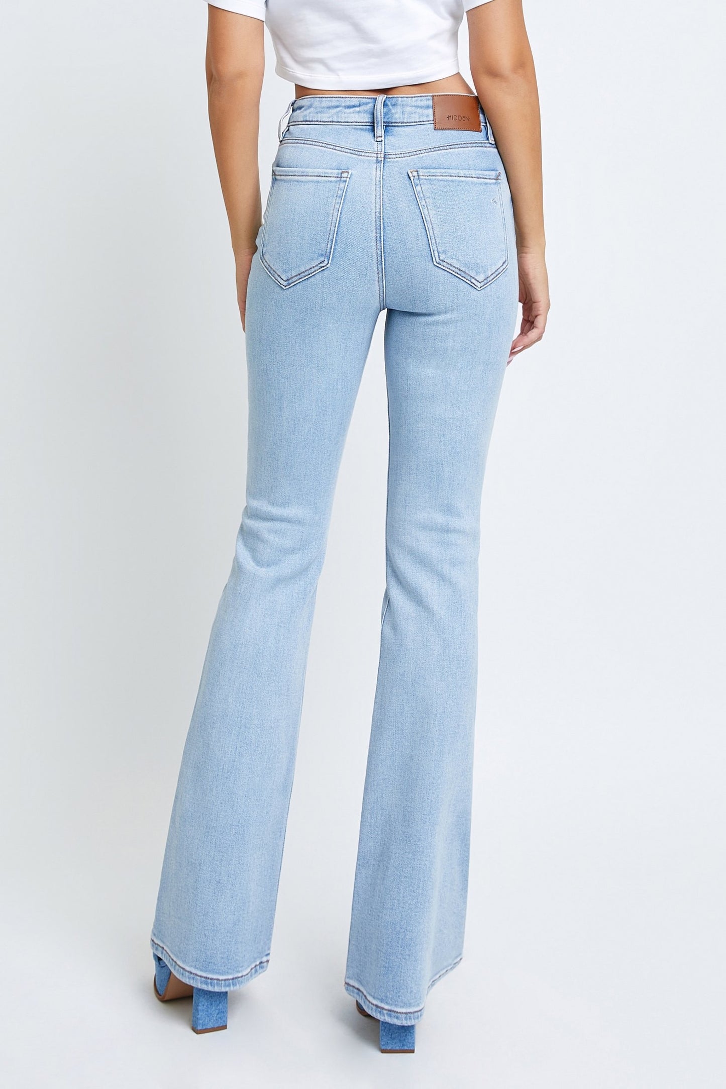 HIGH RISE FLARE JEANS