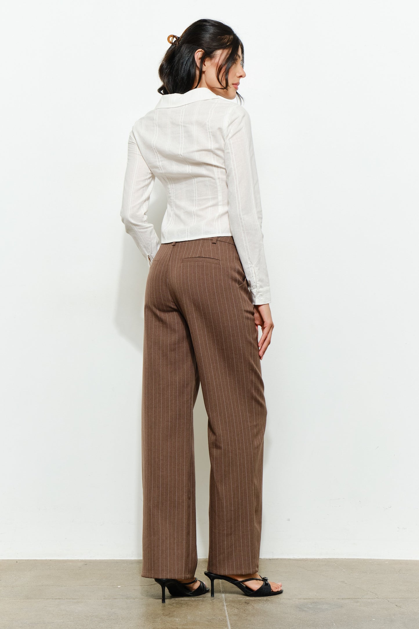 PINSTRIPE TROUSERS