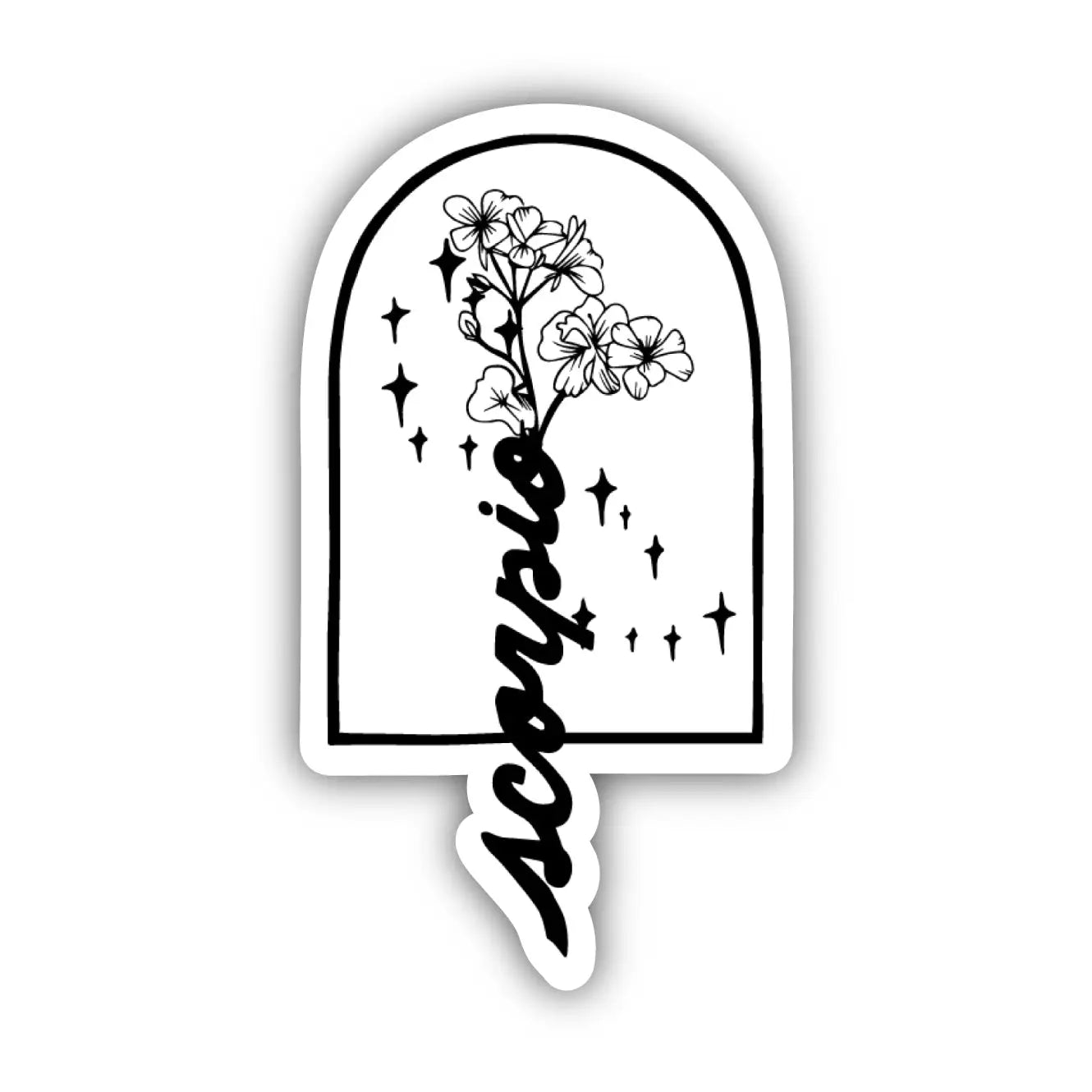 ZODIAC FLOWER STICKER