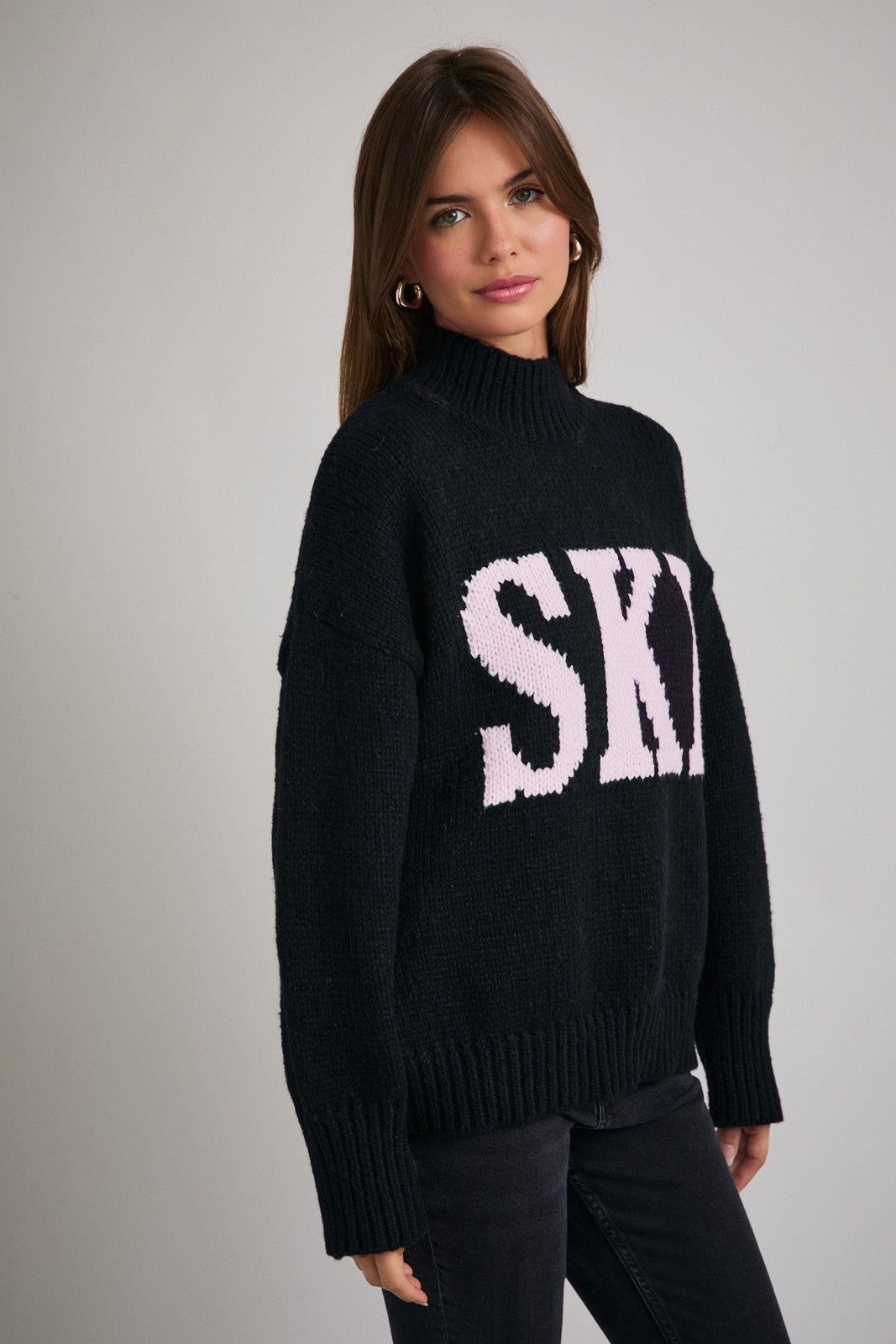 HIGH NECK SKI SWEATER