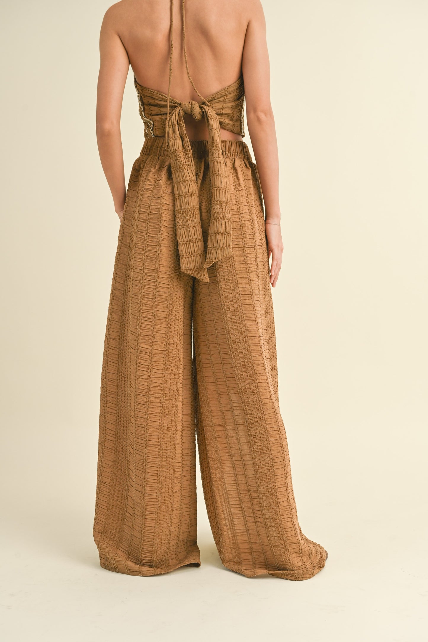 SPLIT DETAIL FLOWY PANT