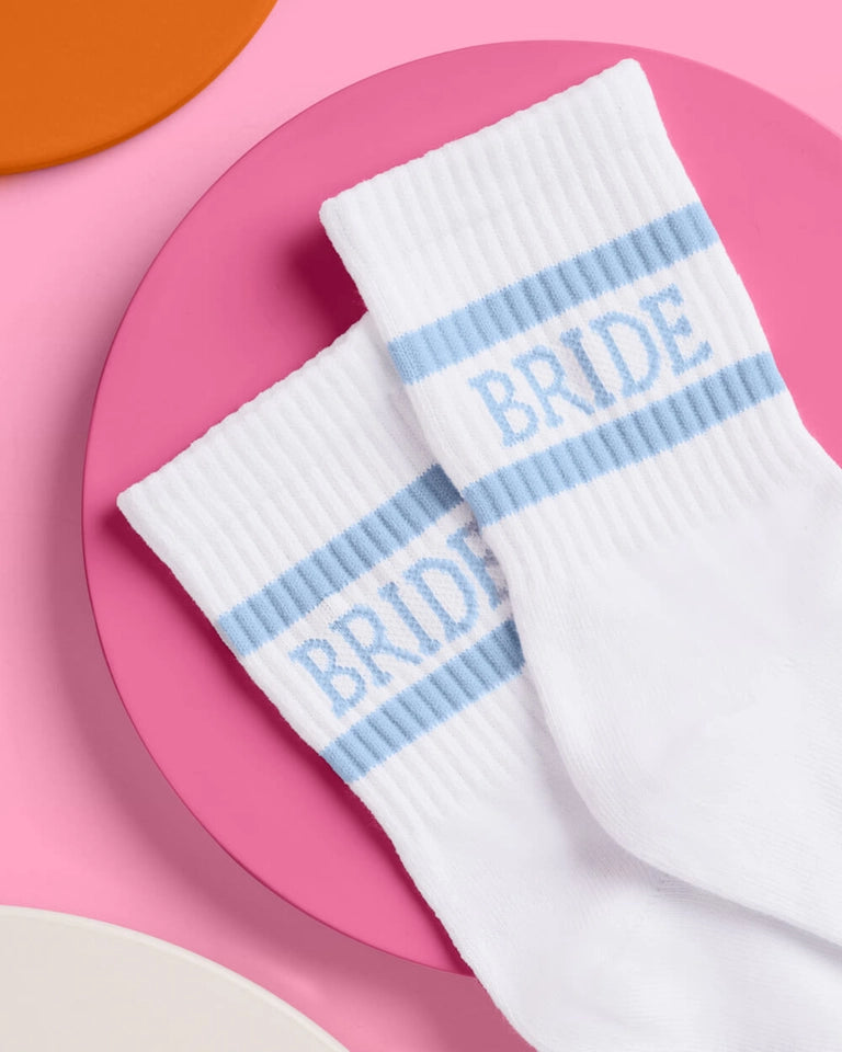 BLUE 'BRIDE' TUBE SOCKS
