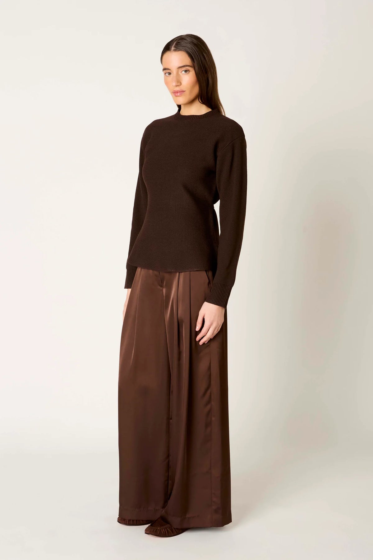 TIE BACK SWEATER