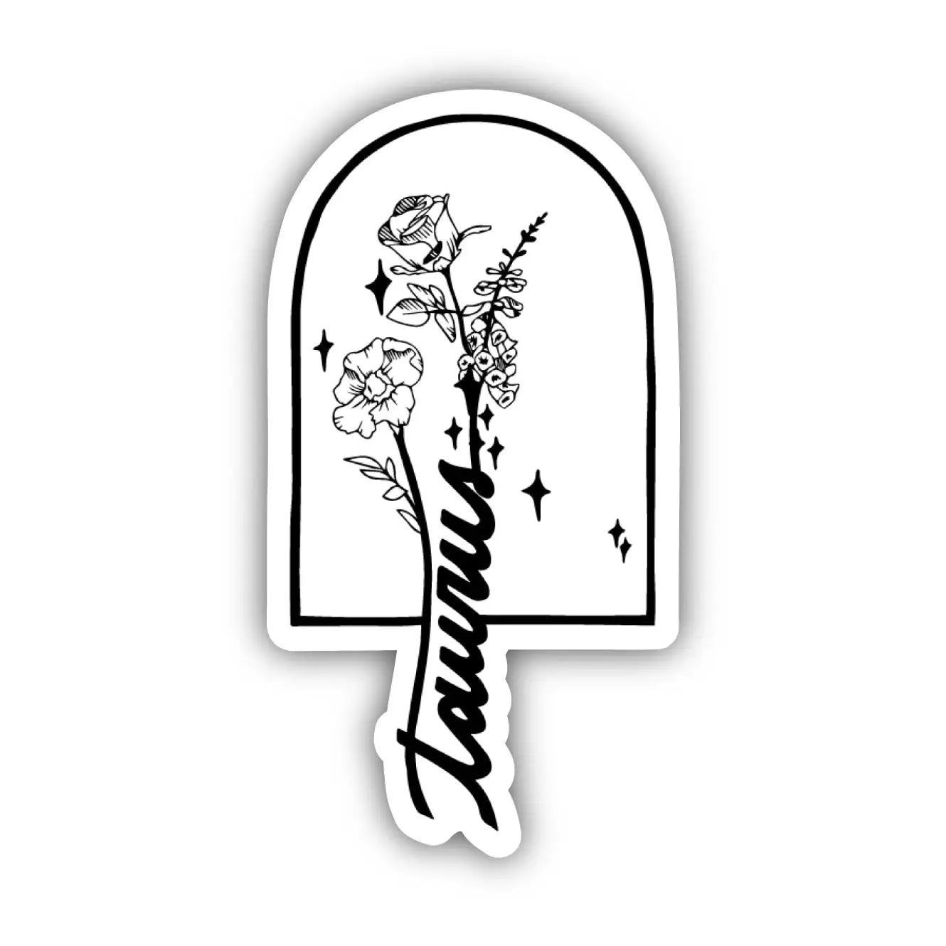 ZODIAC FLOWER STICKER