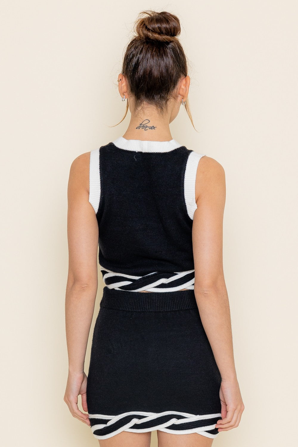 CONTRAST CABLE HEM TANK