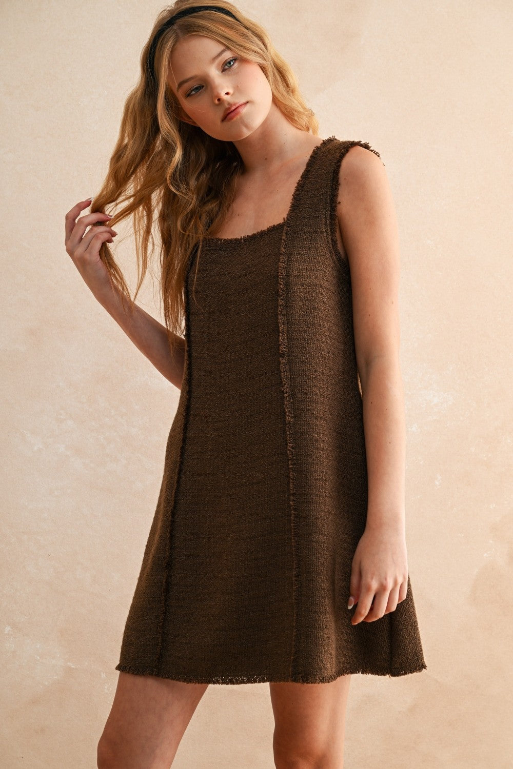 TWEED JUMPER DRESS