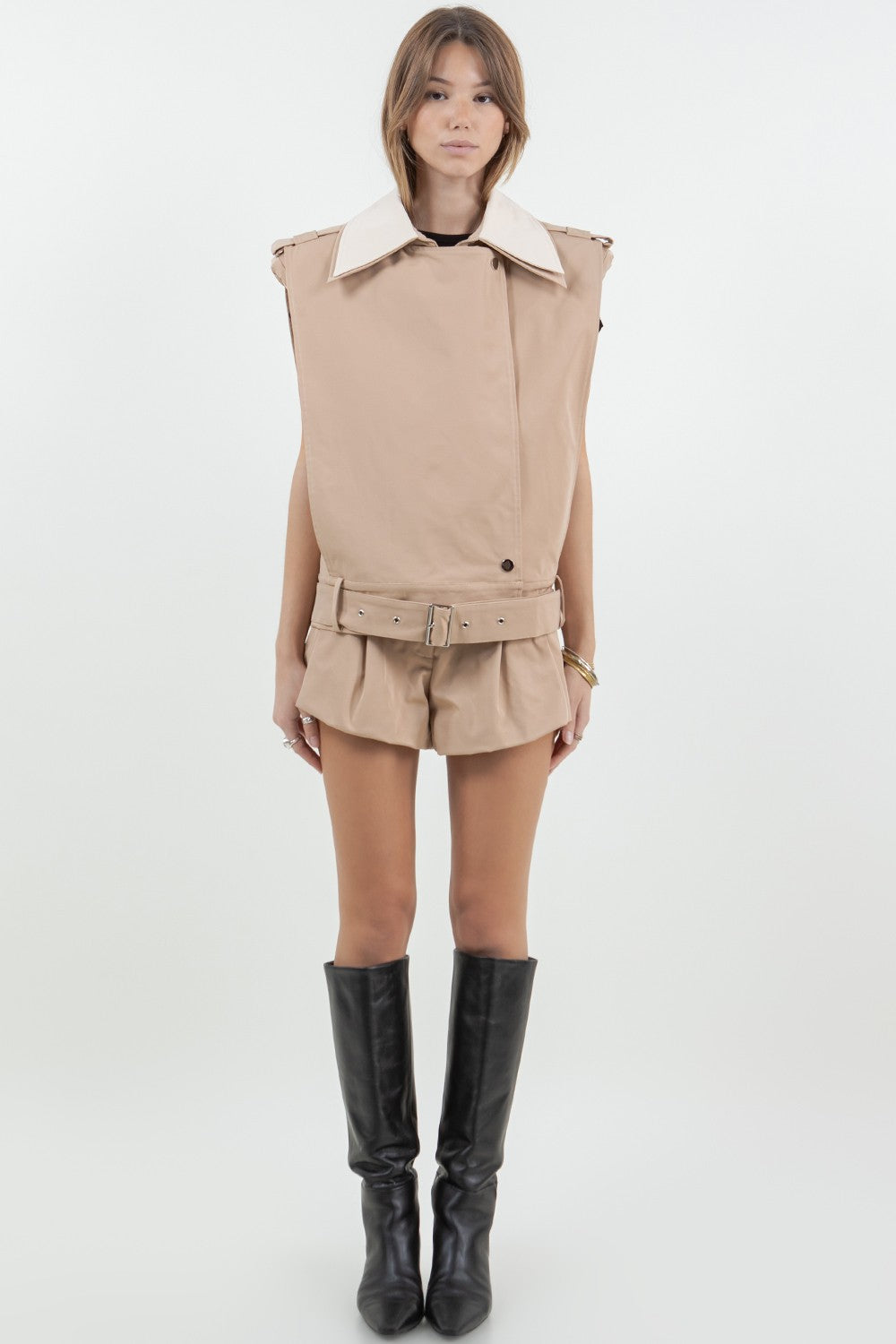 STRUCTURED DOUBLE CONTRAST VEST