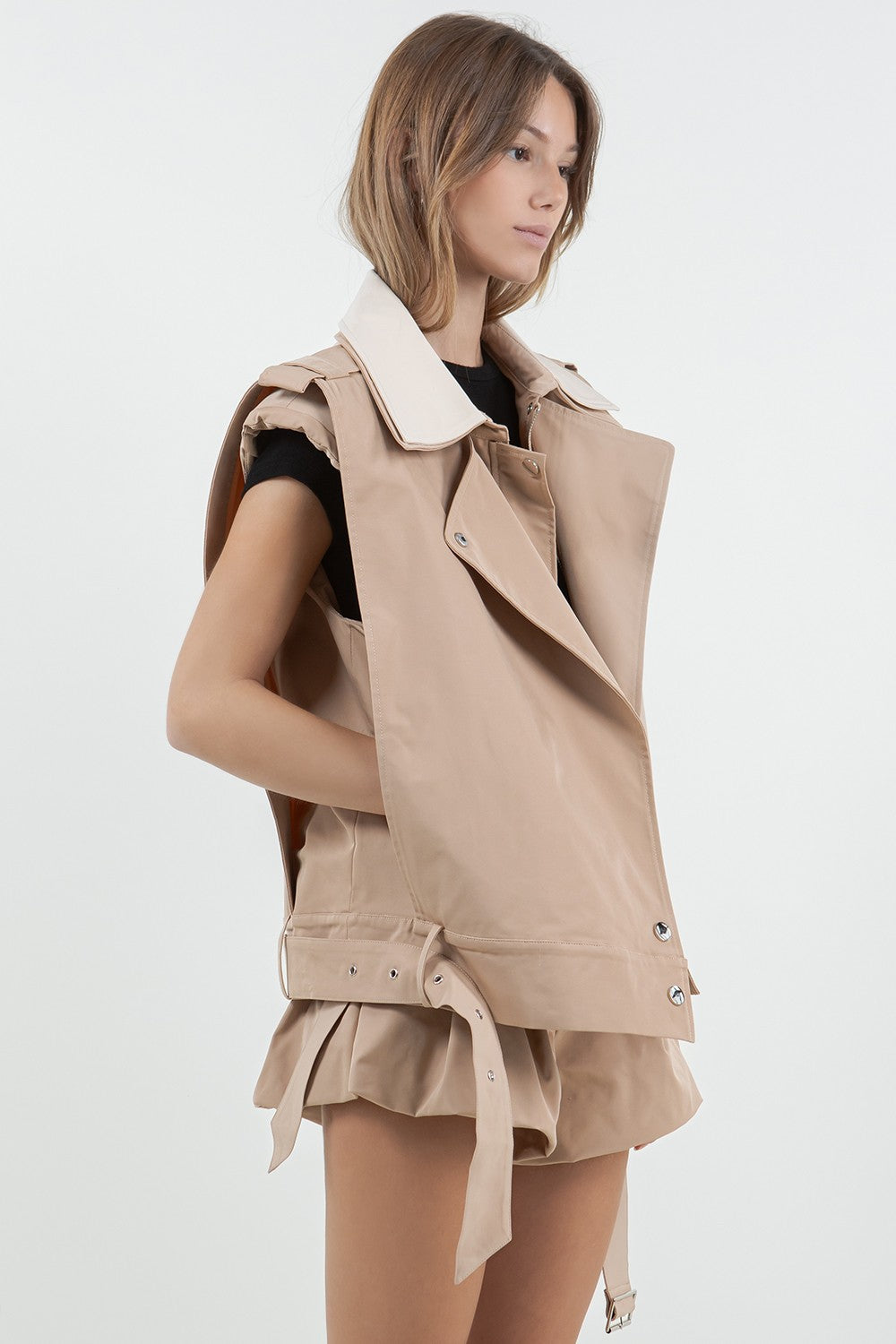 STRUCTURED DOUBLE CONTRAST VEST