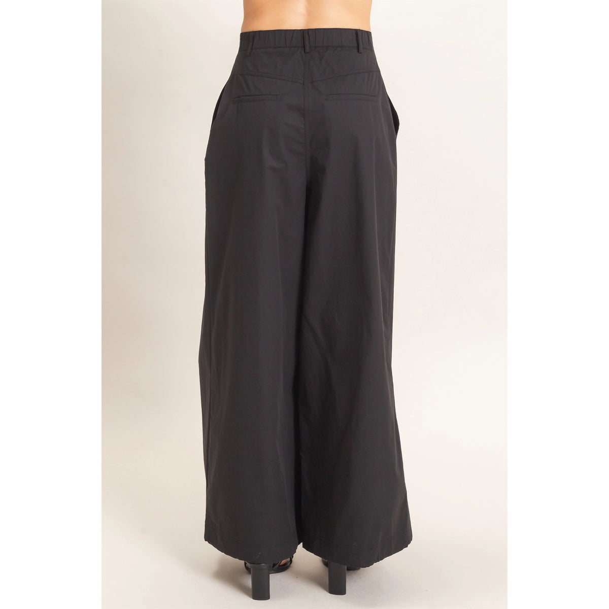 WIDE LEG CARGO PLEAT PANT