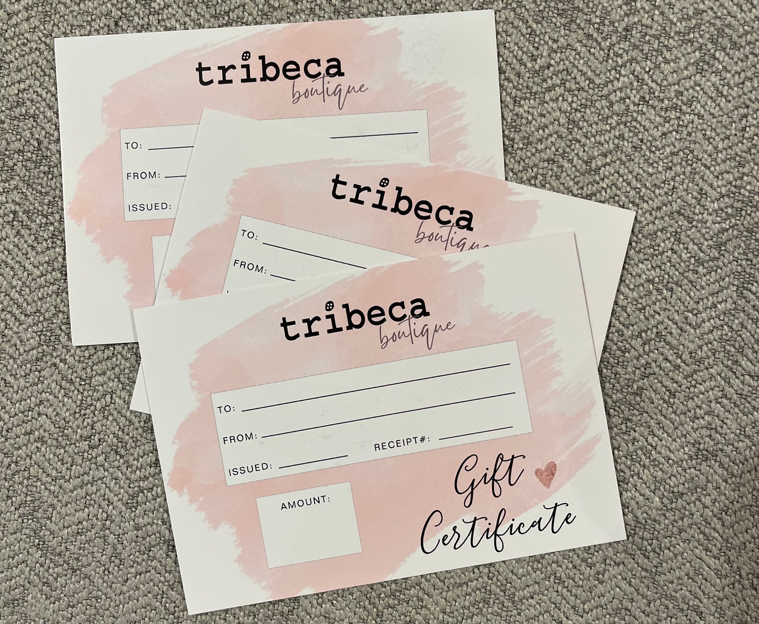 GIFT CERTIFICATES