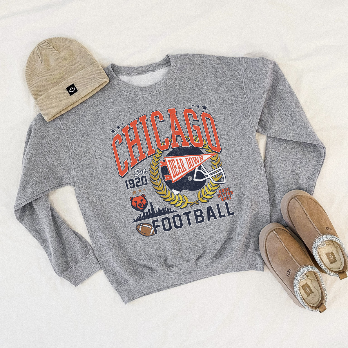 VINTAGE CHICAGO FOOTBALL CREWNECK