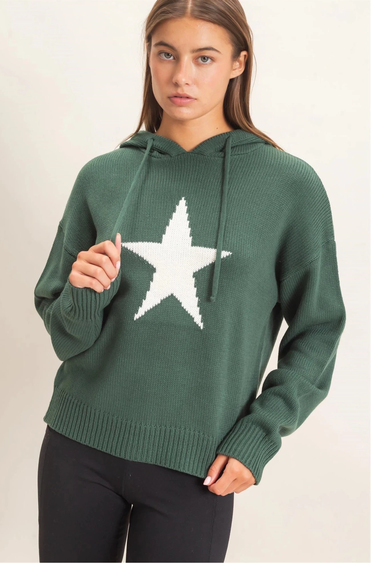 STAR HOODIE SWEATER