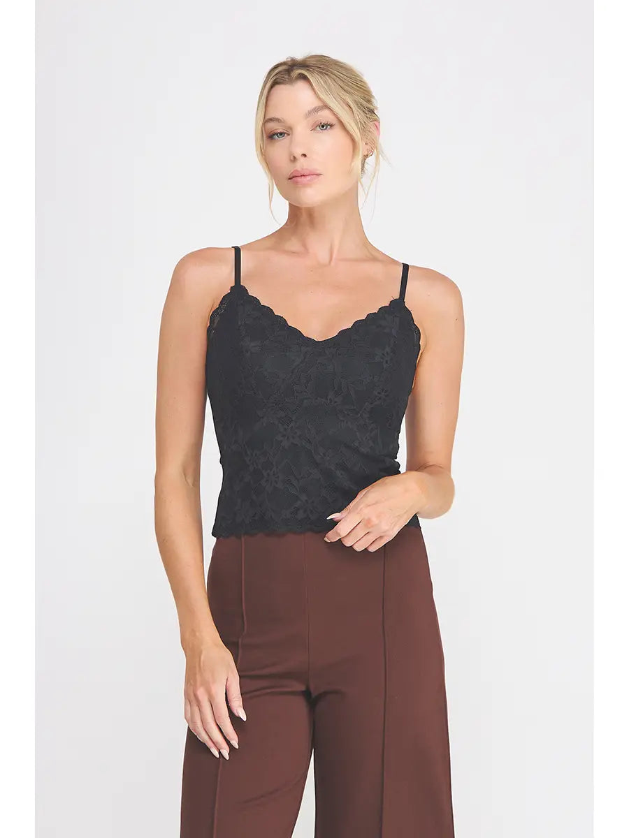 FLORAL LACE BRALETTE O/S