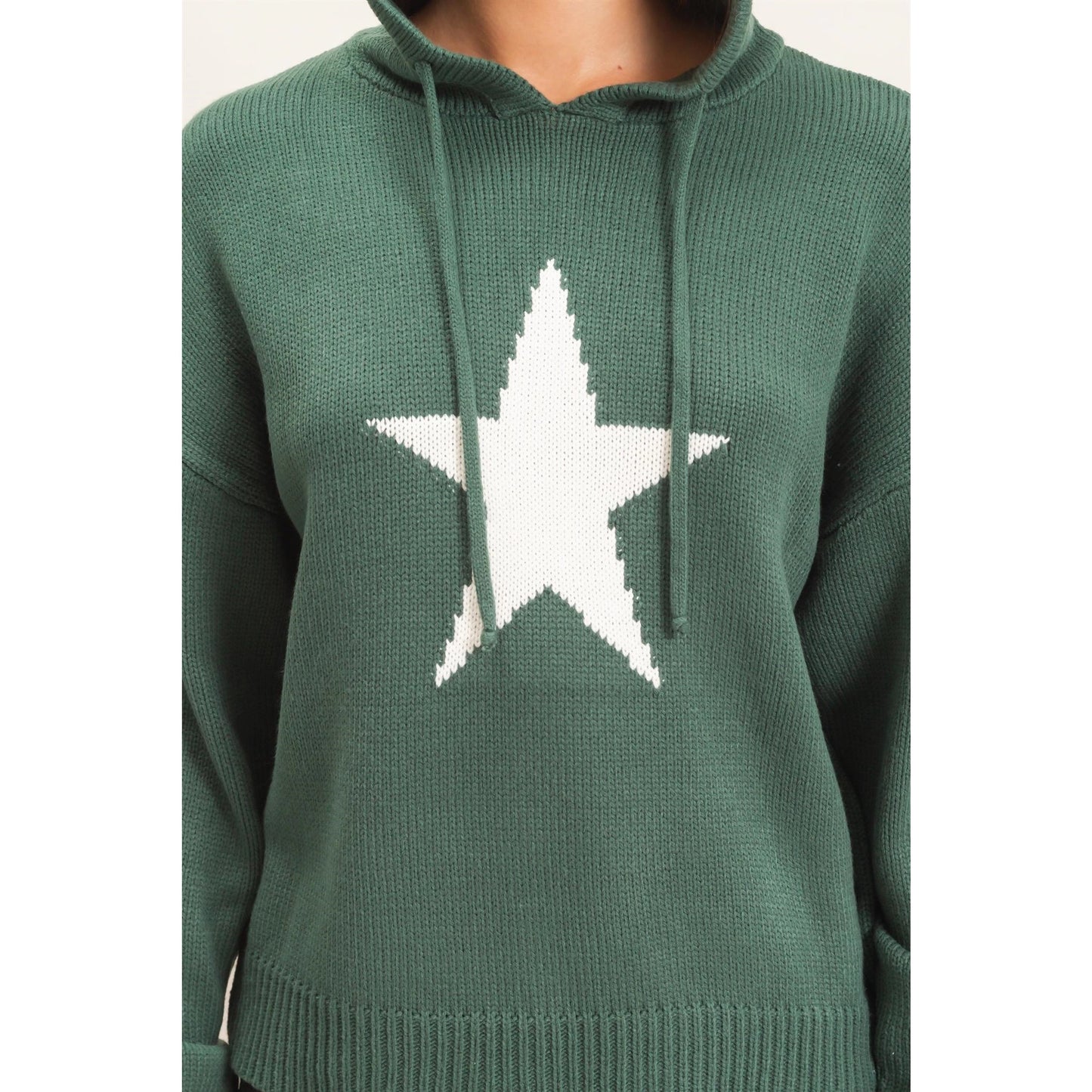 STAR HOODIE SWEATER