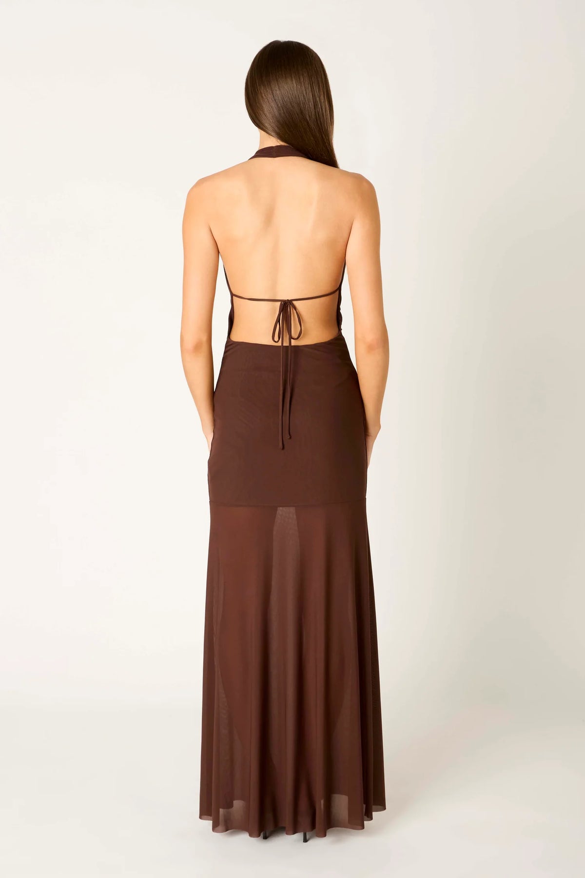 HALTER FLOWY DRESS