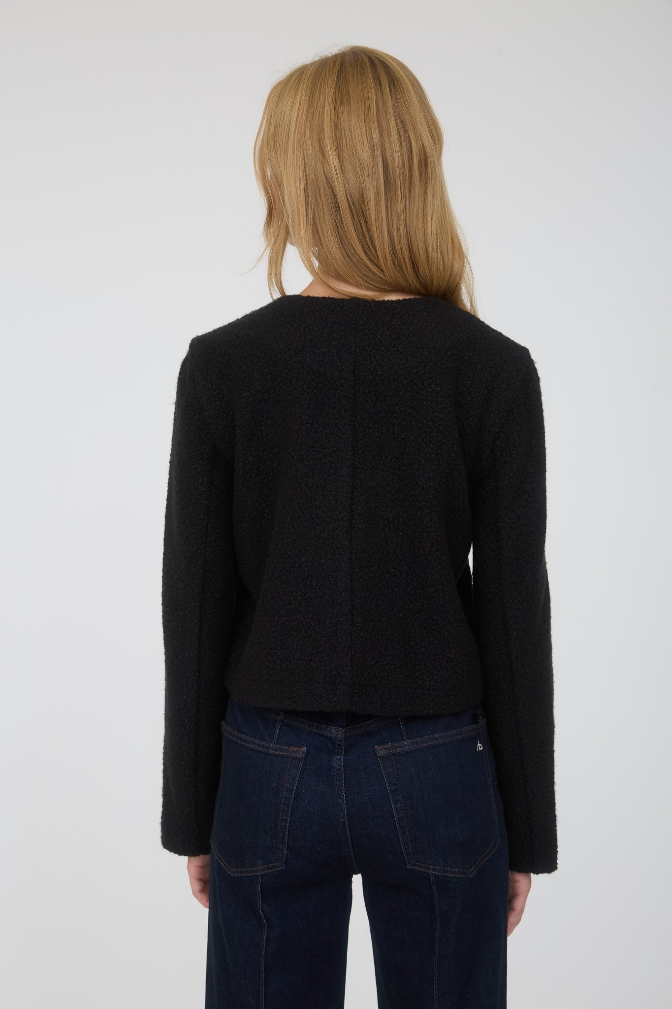 BUTTON DOWN TWEED JACKET