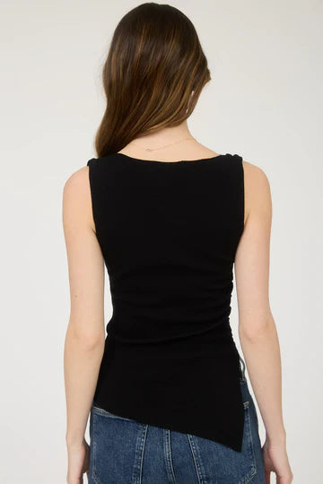 ASYMMETRICAL HEM TOP
