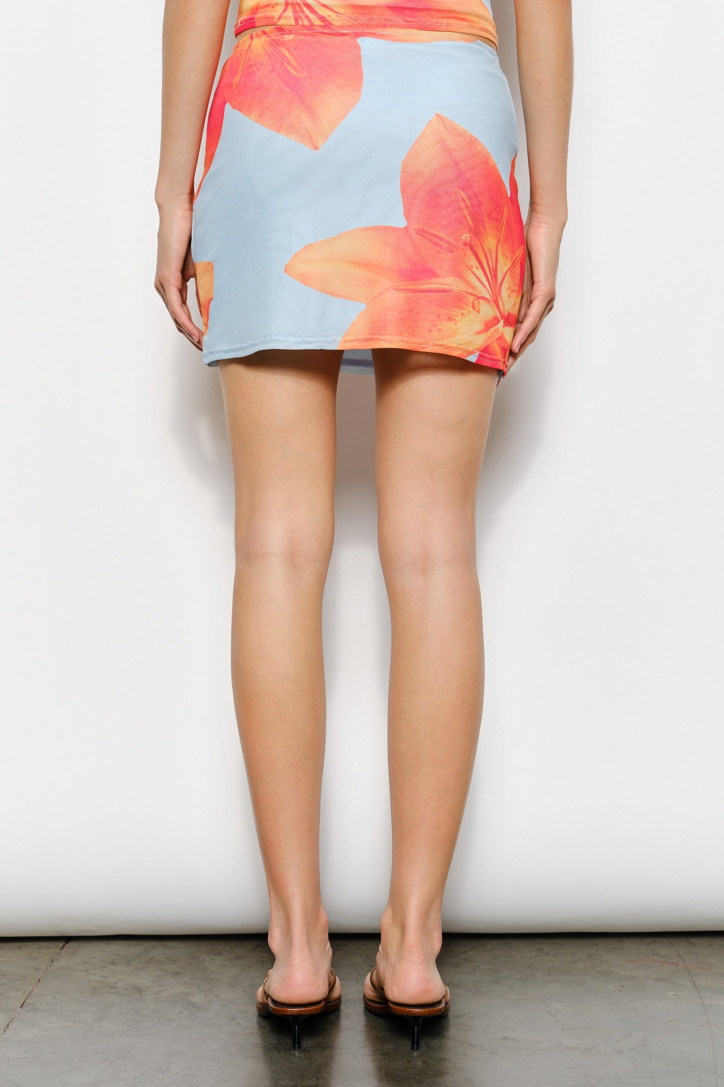 FLORAL PRINT MINI SKIRT
