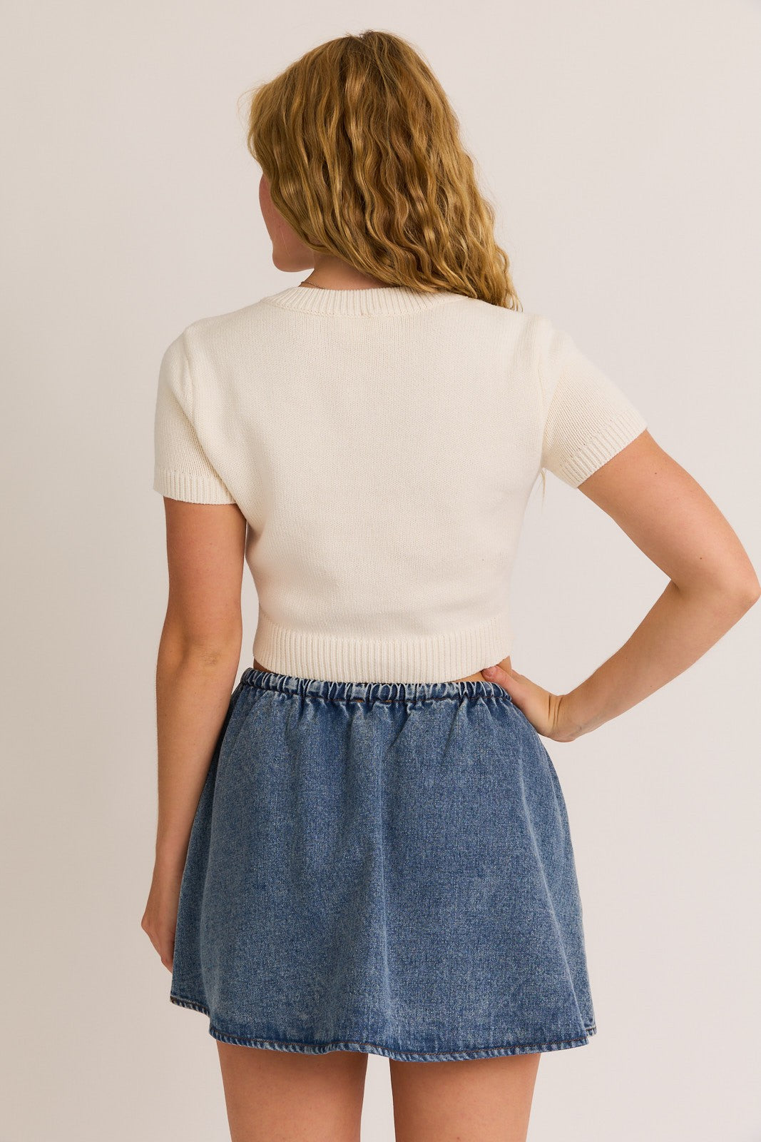 COWBOY BOOT CROP TOP