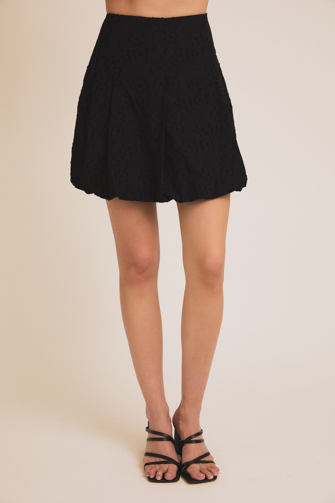 BUBBLE HEM SKIRT