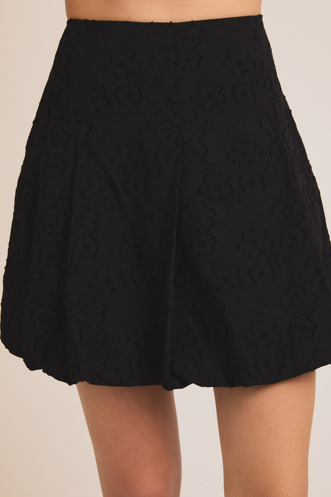 BUBBLE HEM SKIRT