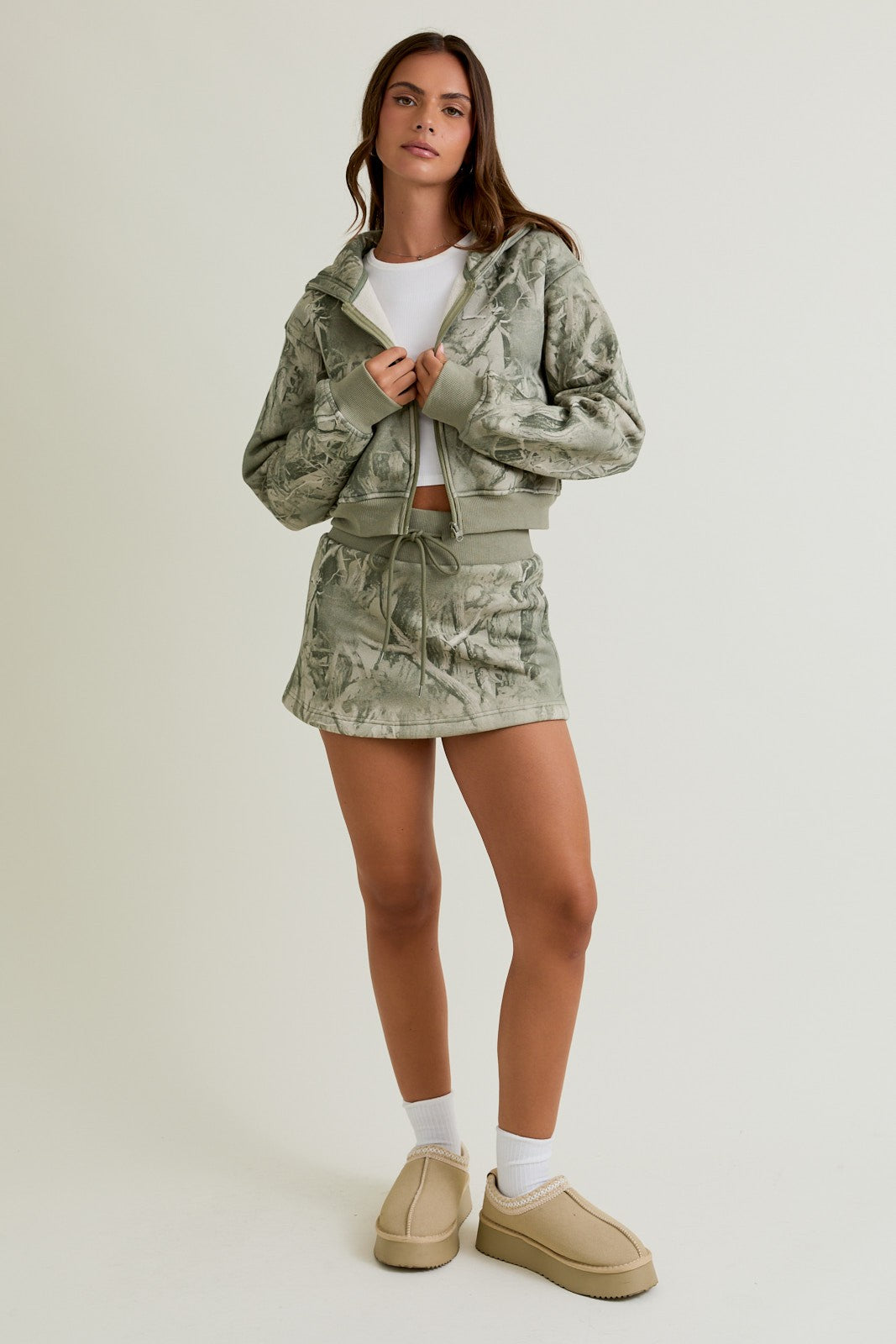 CAMO PRINT MINI SKORT