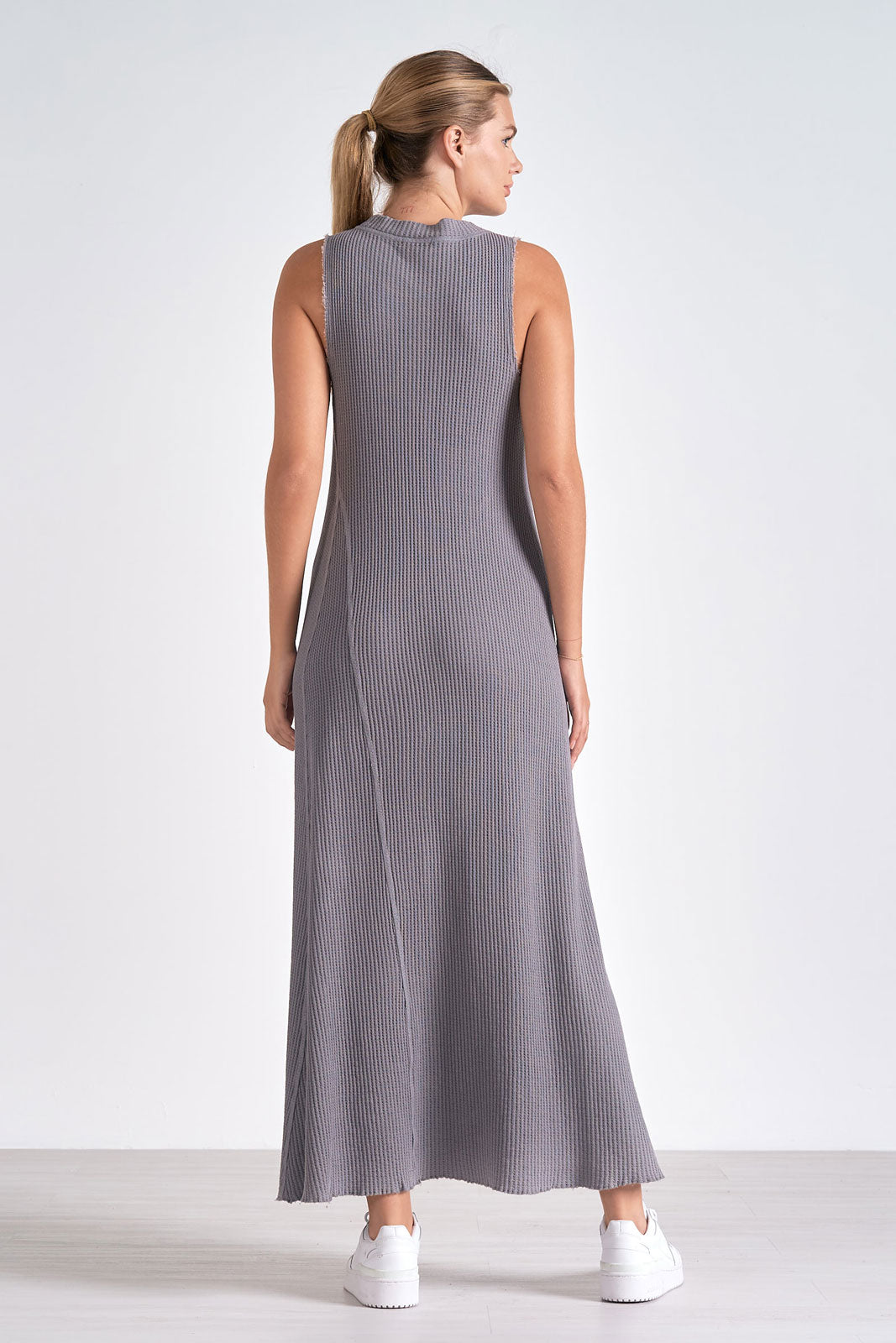 CINCH DETAIL MAXI DRESS