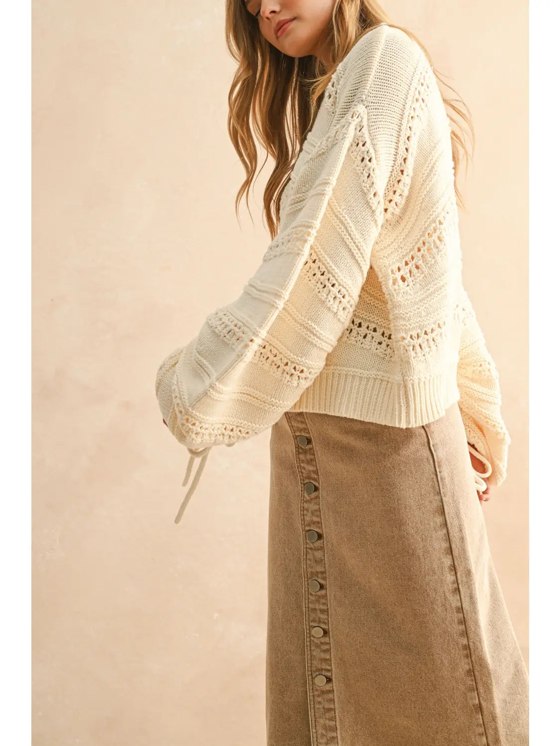 BALLOON SLEEVE SWEATER