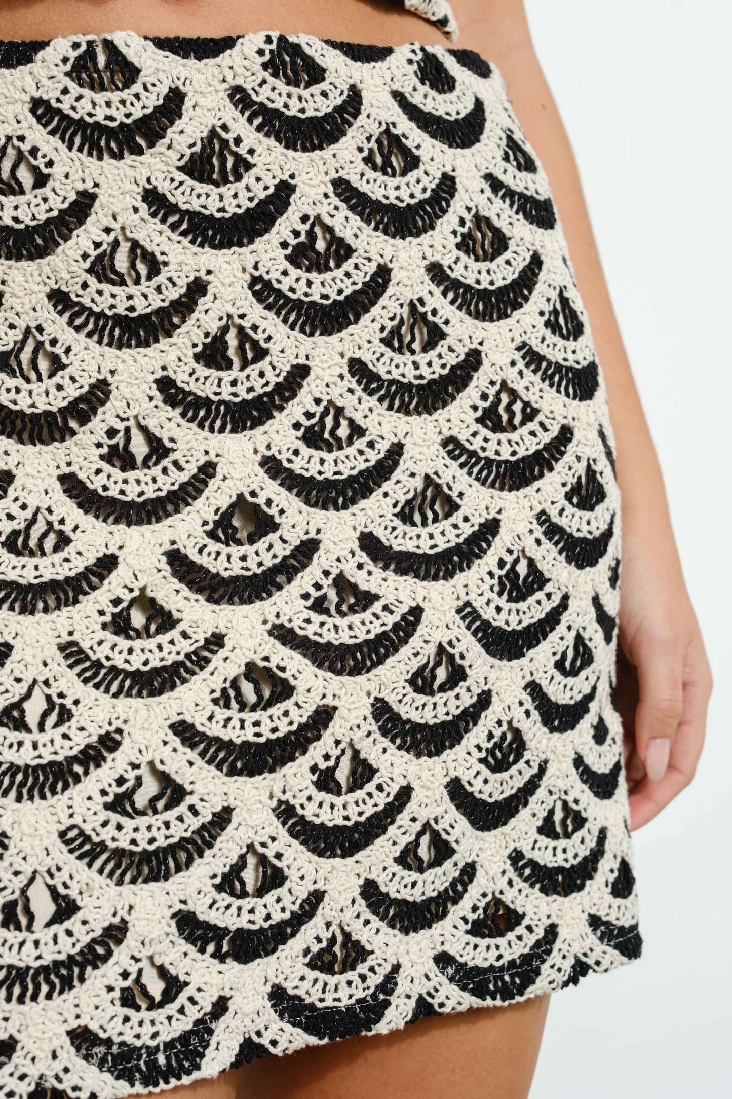 CROCHET MINI SKIRT