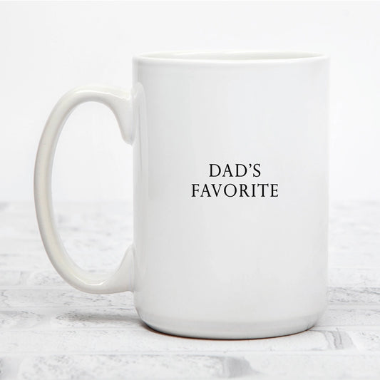 DAD'S FAVORITE COFFEE MUG