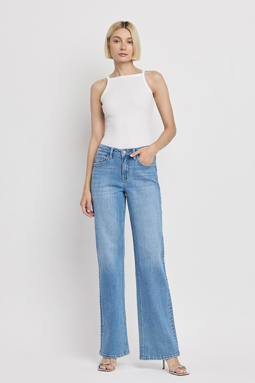 90S VINTAGE FLARE JEANS