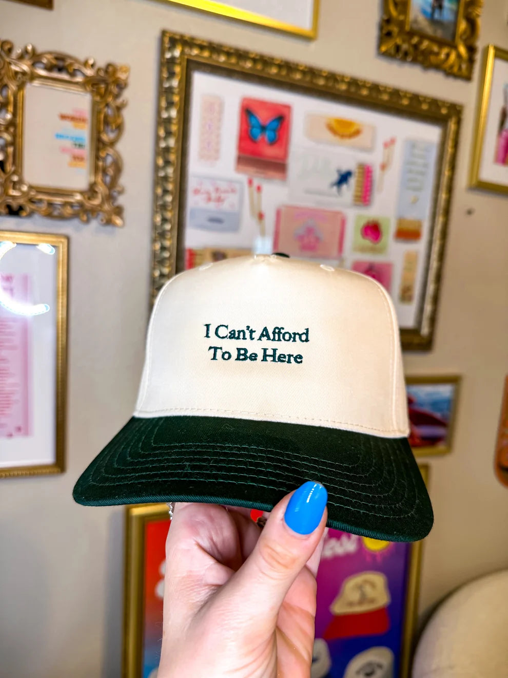 I CAN'T AFFORD HAT