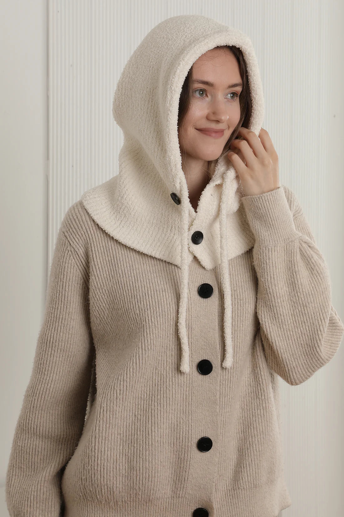 DRAWSTRING SNOOD SCARF