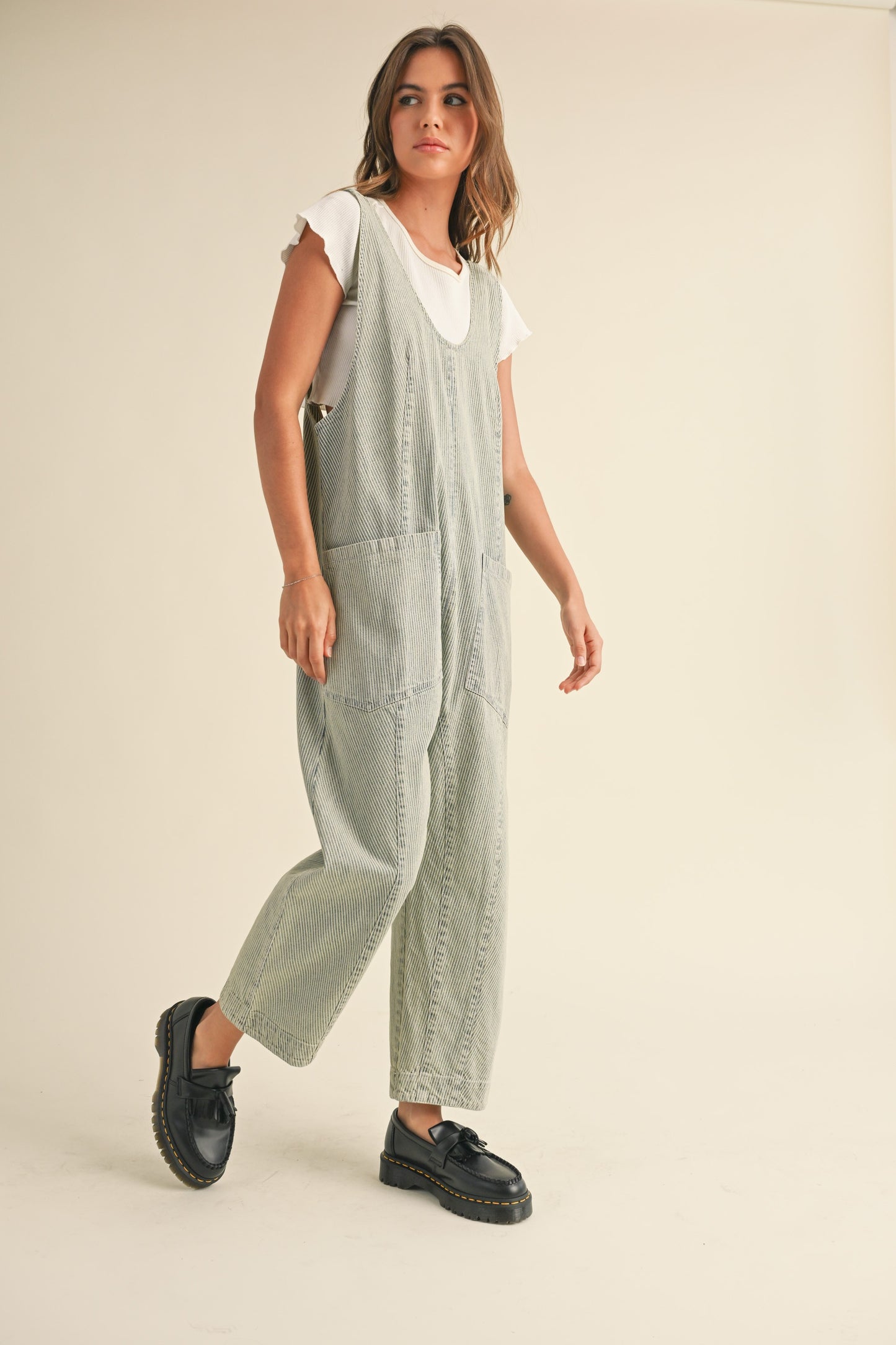 STRIPE JUMPSUIT