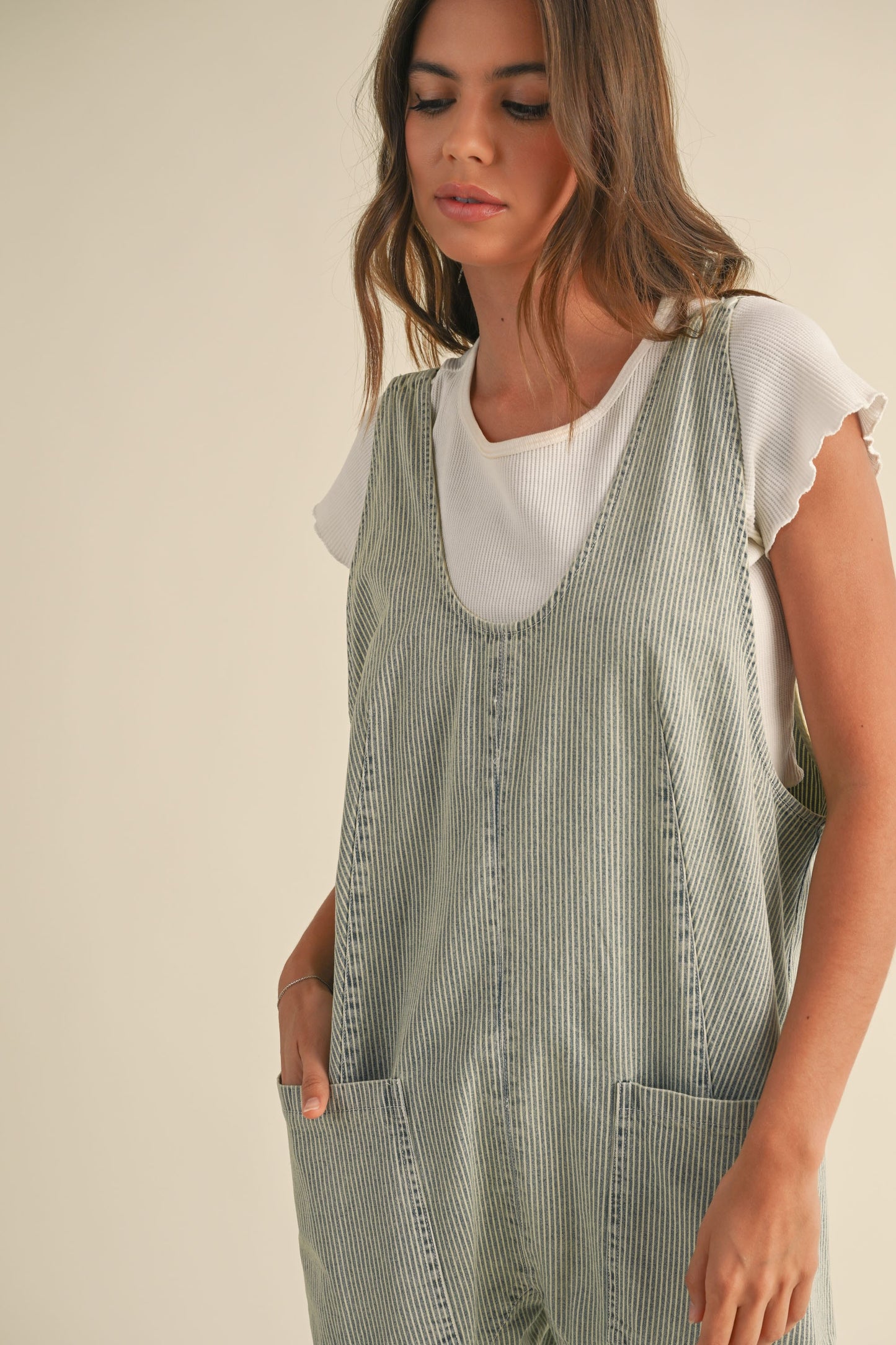 STRIPE JUMPSUIT