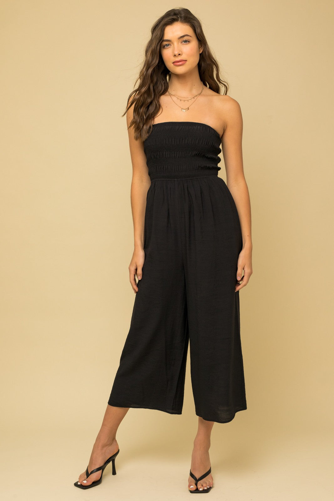 STRAPLESS JUMPSUIT