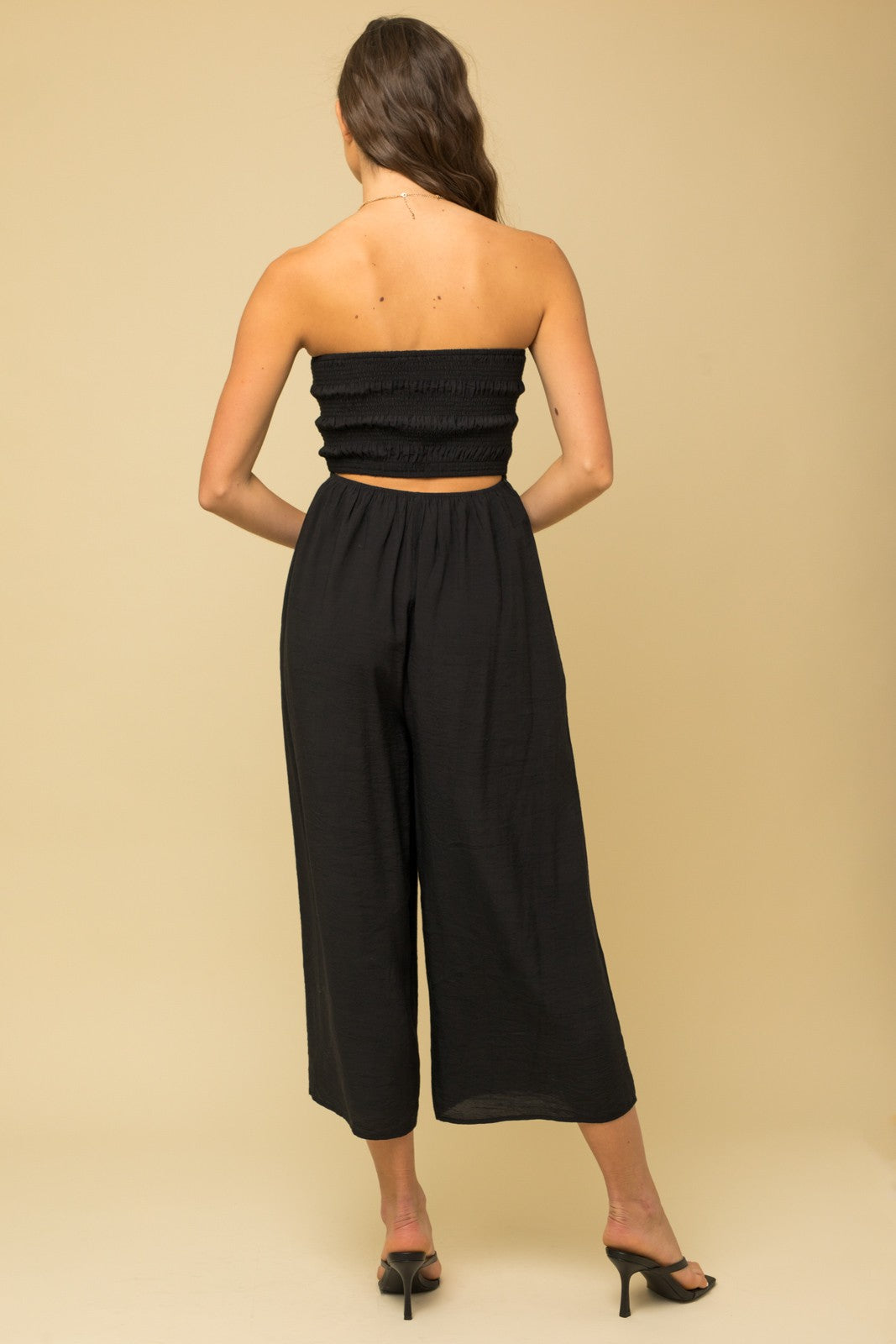 STRAPLESS JUMPSUIT