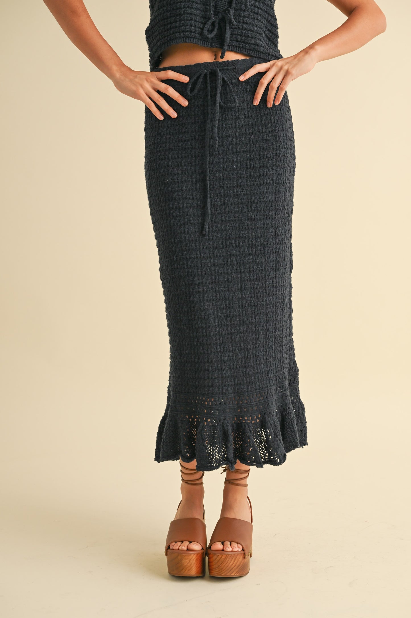CROCHET KNITTED SKIRT