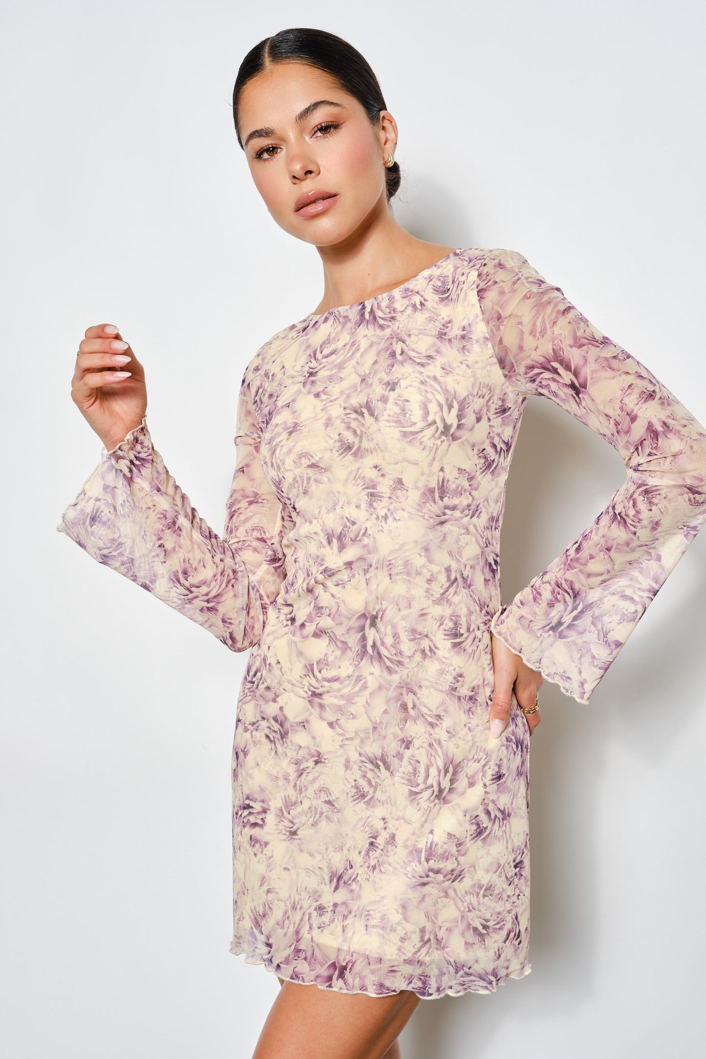 OPEN BACK MINI DRESS