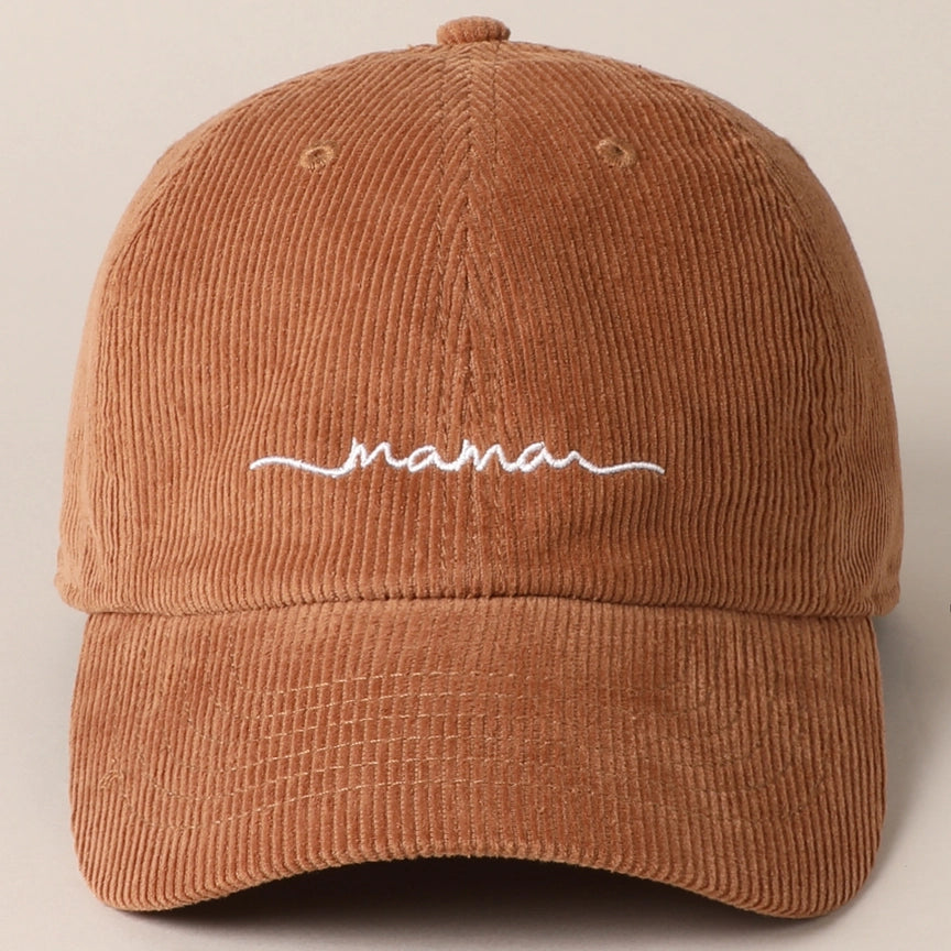 MAMA EMBROIDERED BALL CAP