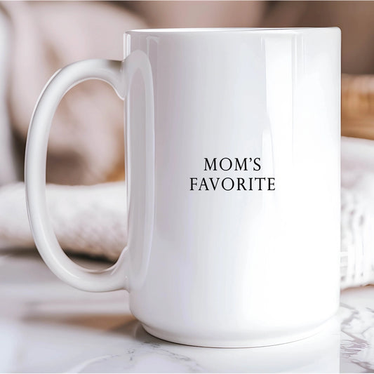 MOM'S FAVORITE COFFEE MUG